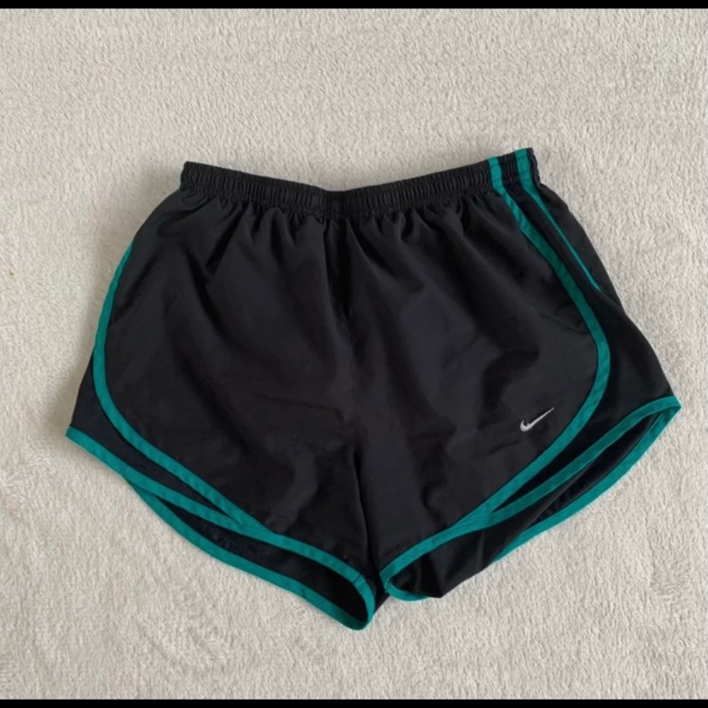 Nike Dri-Fit Shorts in Black/Turquoise
